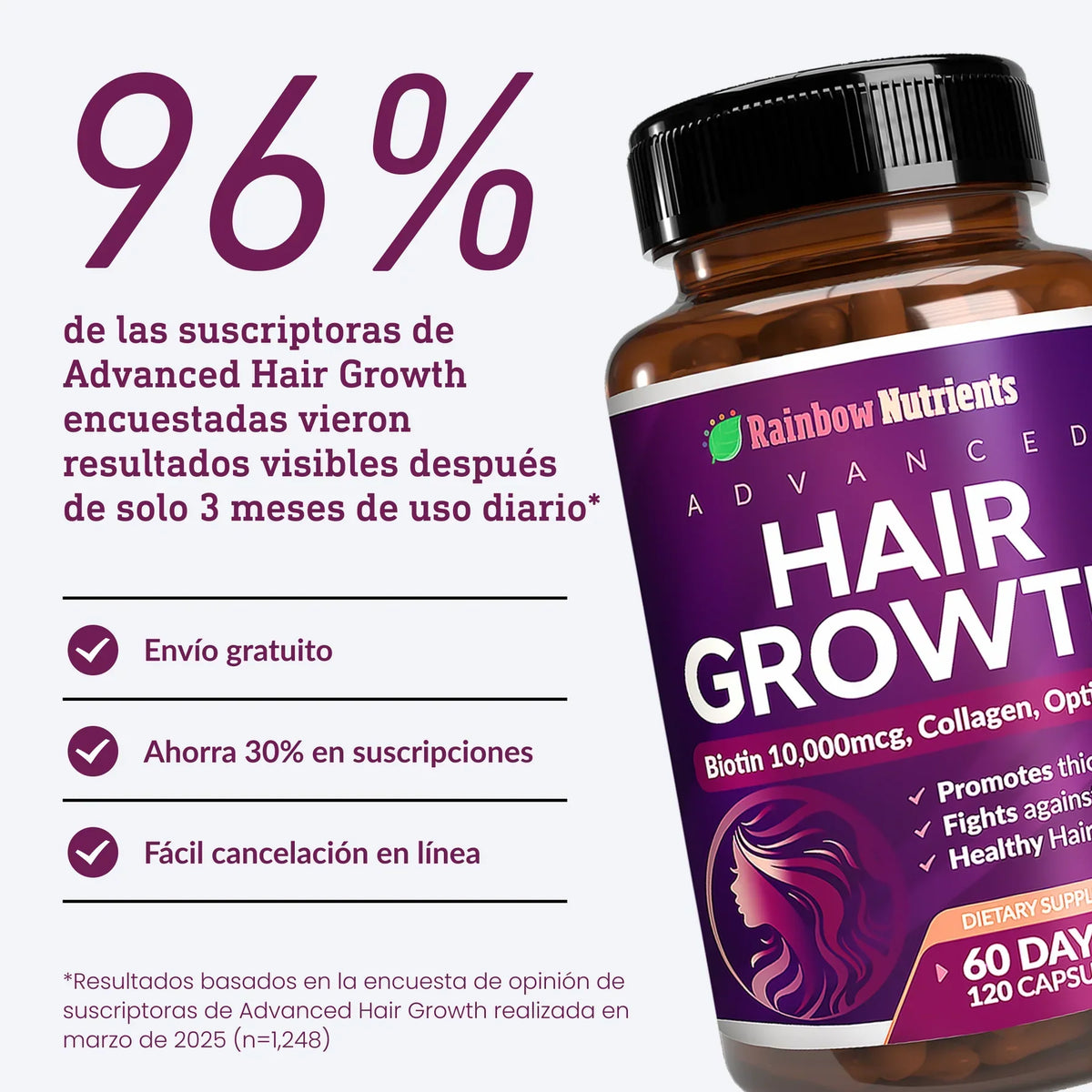 Hair Growth Cápsulas