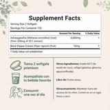 Ashwagandha + aceite de Coco